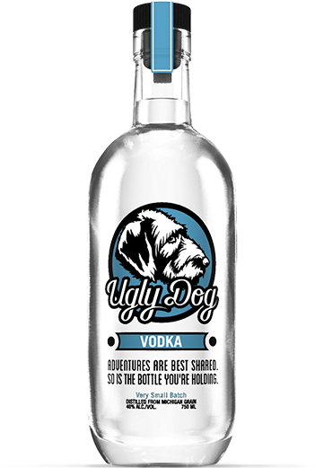 Michigan Raised, Pure Bred Handcrafted Spirits - Glass Bottle (360x520), Png Download