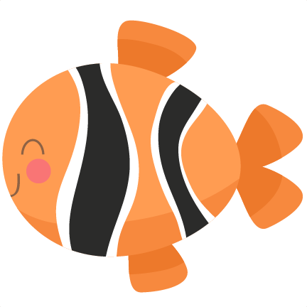 Clown Fish Png - Cute Clown Fish Clipart (432x432), Png Download