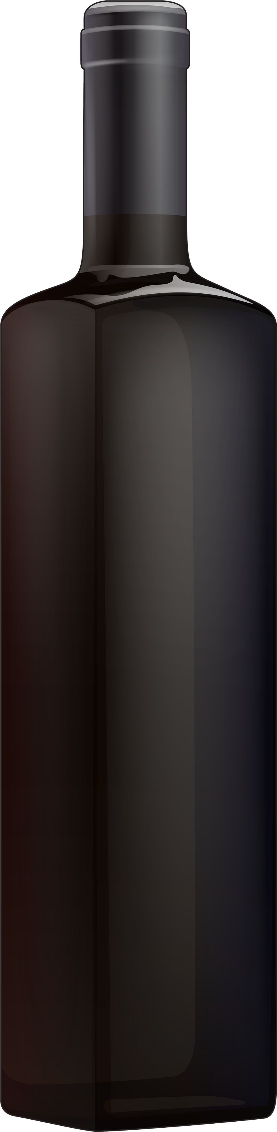 Black Bottle Png Clipart - Wood (1076x4000), Png Download