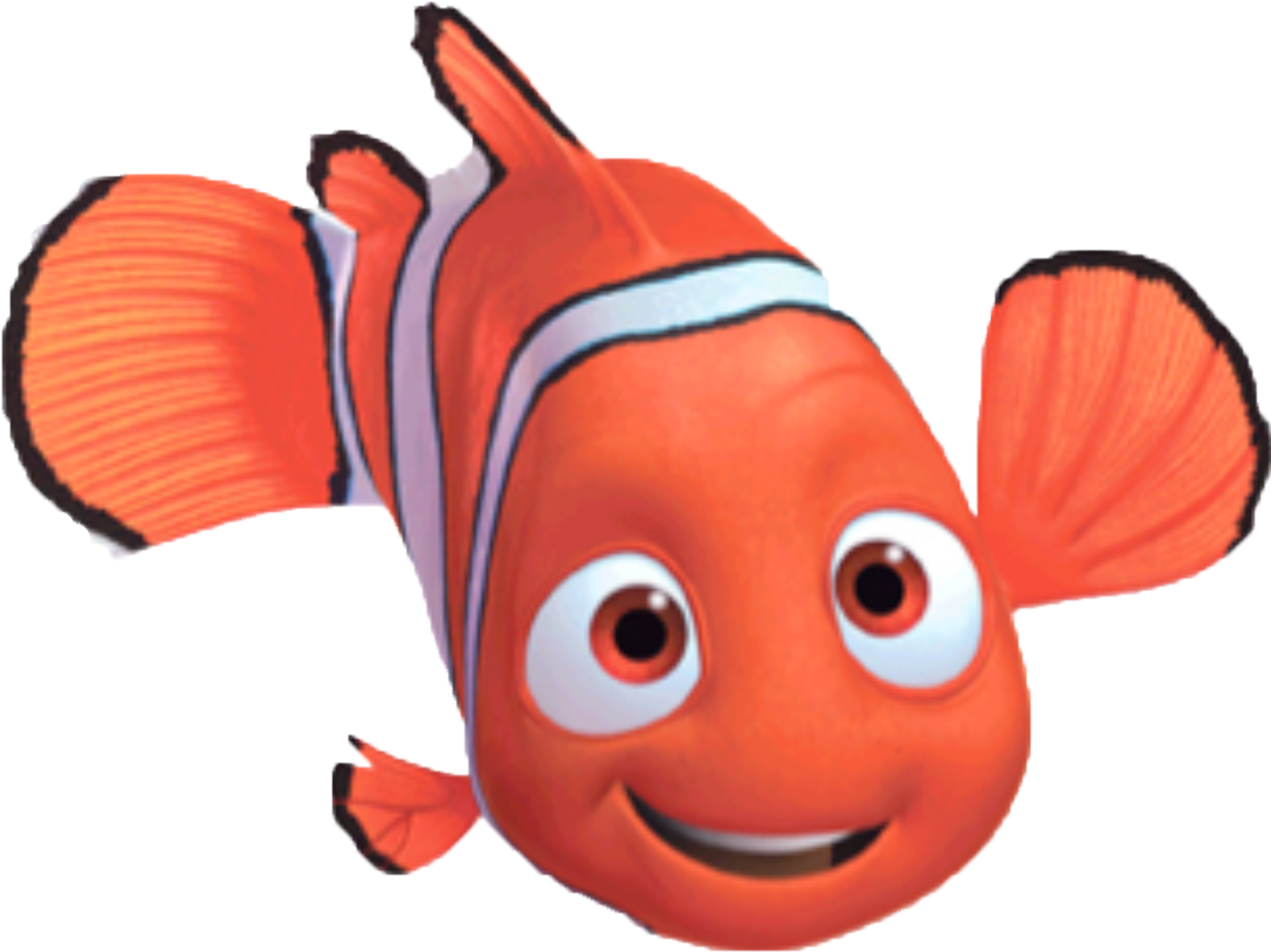 Nemo Fish - Nemo Cartoon (1308x1009), Png Download