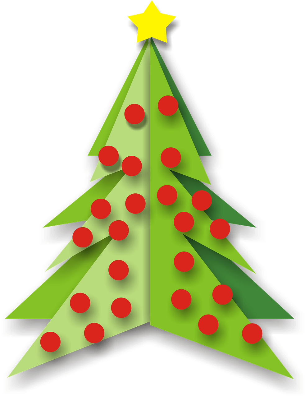 Christmas Tree With Red Balls Clipart Png - Esferas Navideñas Png (1000x1280), Png Download