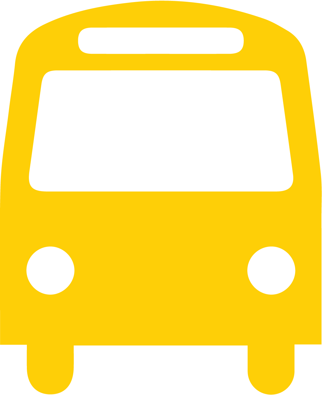 Yellow Bus - Yellow Bus Icon Png (1103x1352), Png Download