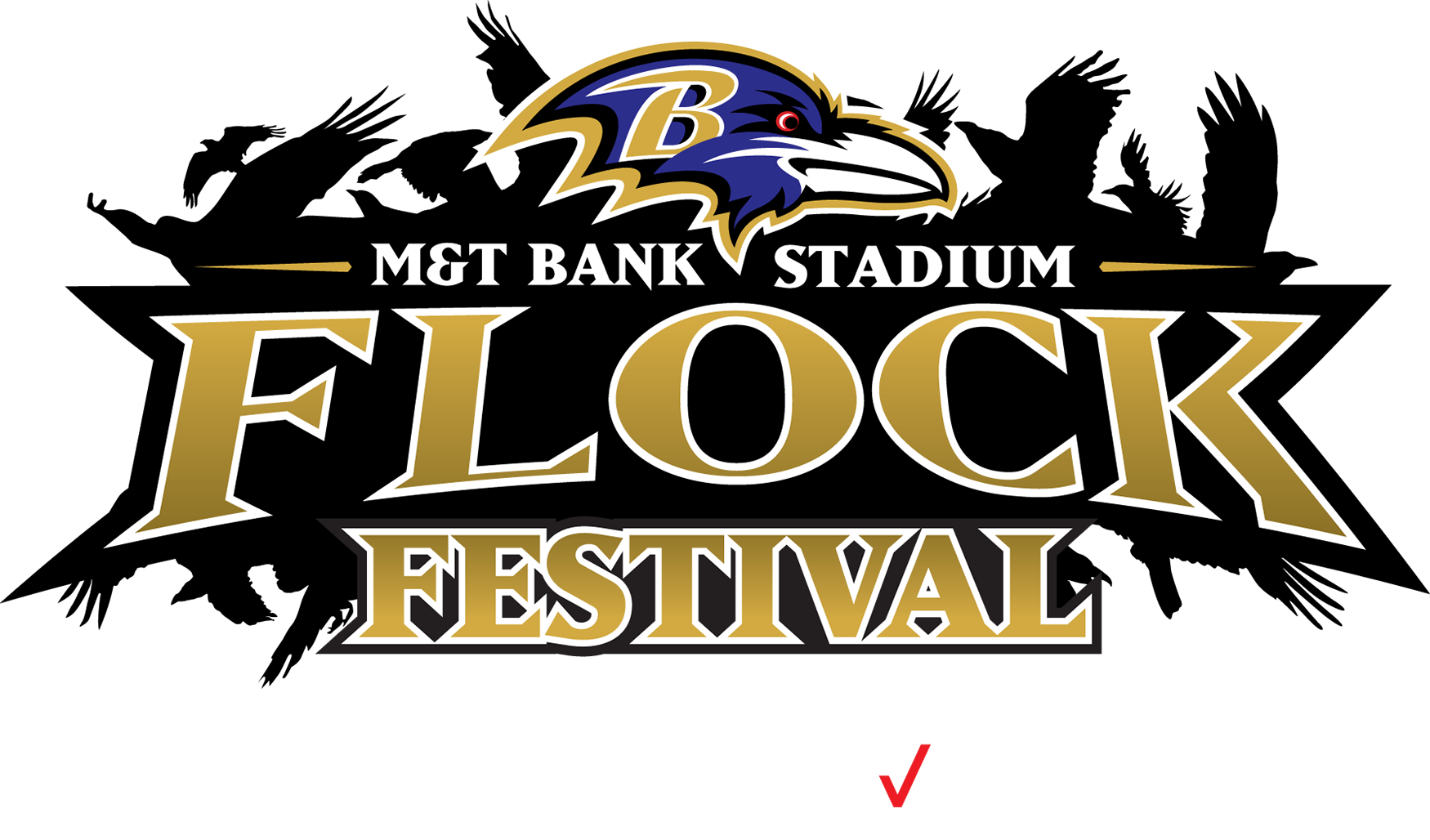 Ravens Draft Weekend - Ravens Flock Festival 2017 (1750x1028), Png Download