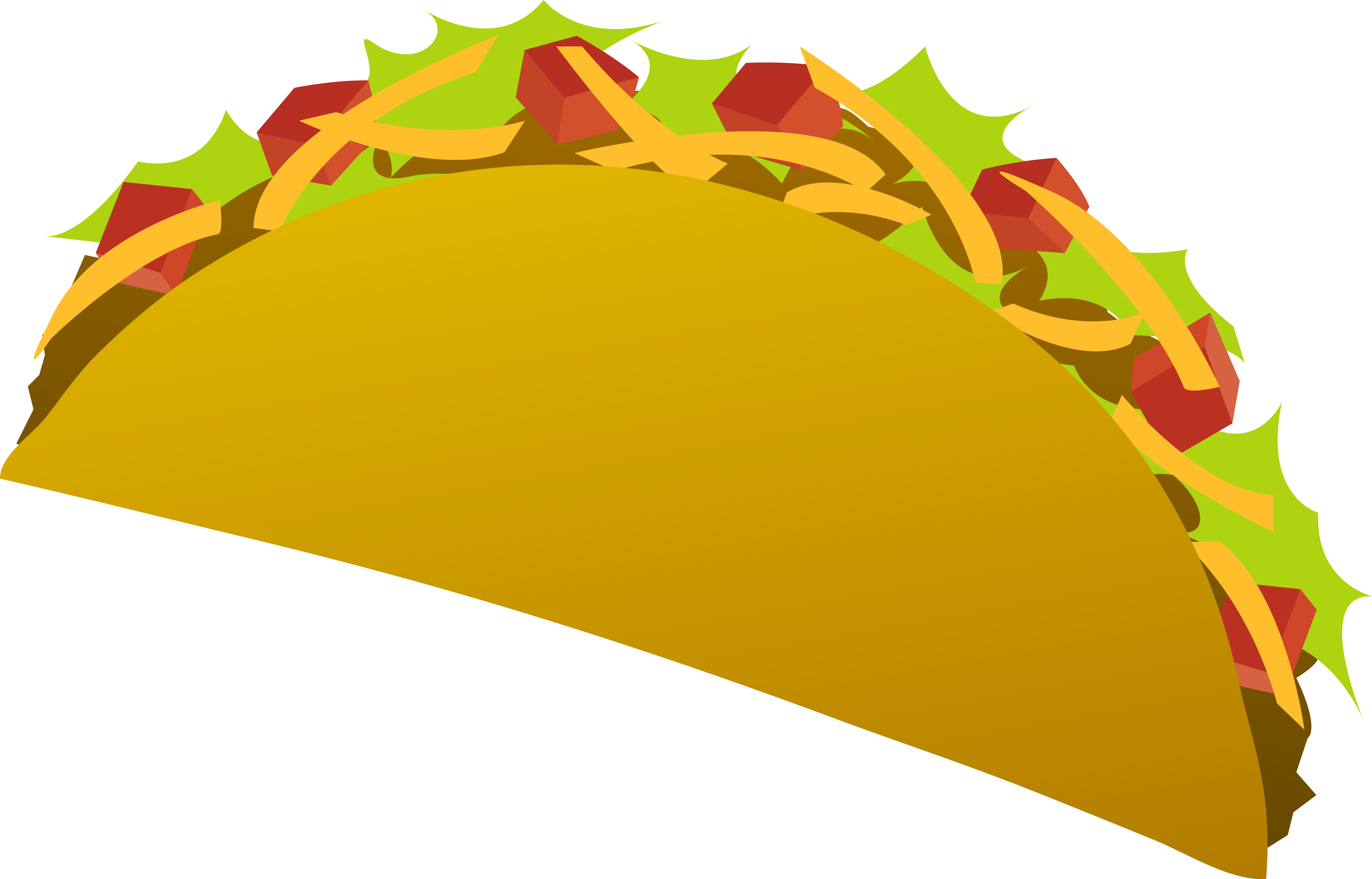 Taco Clipart - Mexican Cuisine (6665x4269), Png Download