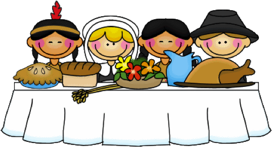 First Thanksgiving Clipart - First Thanksgiving Clip Art (552x300), Png Download