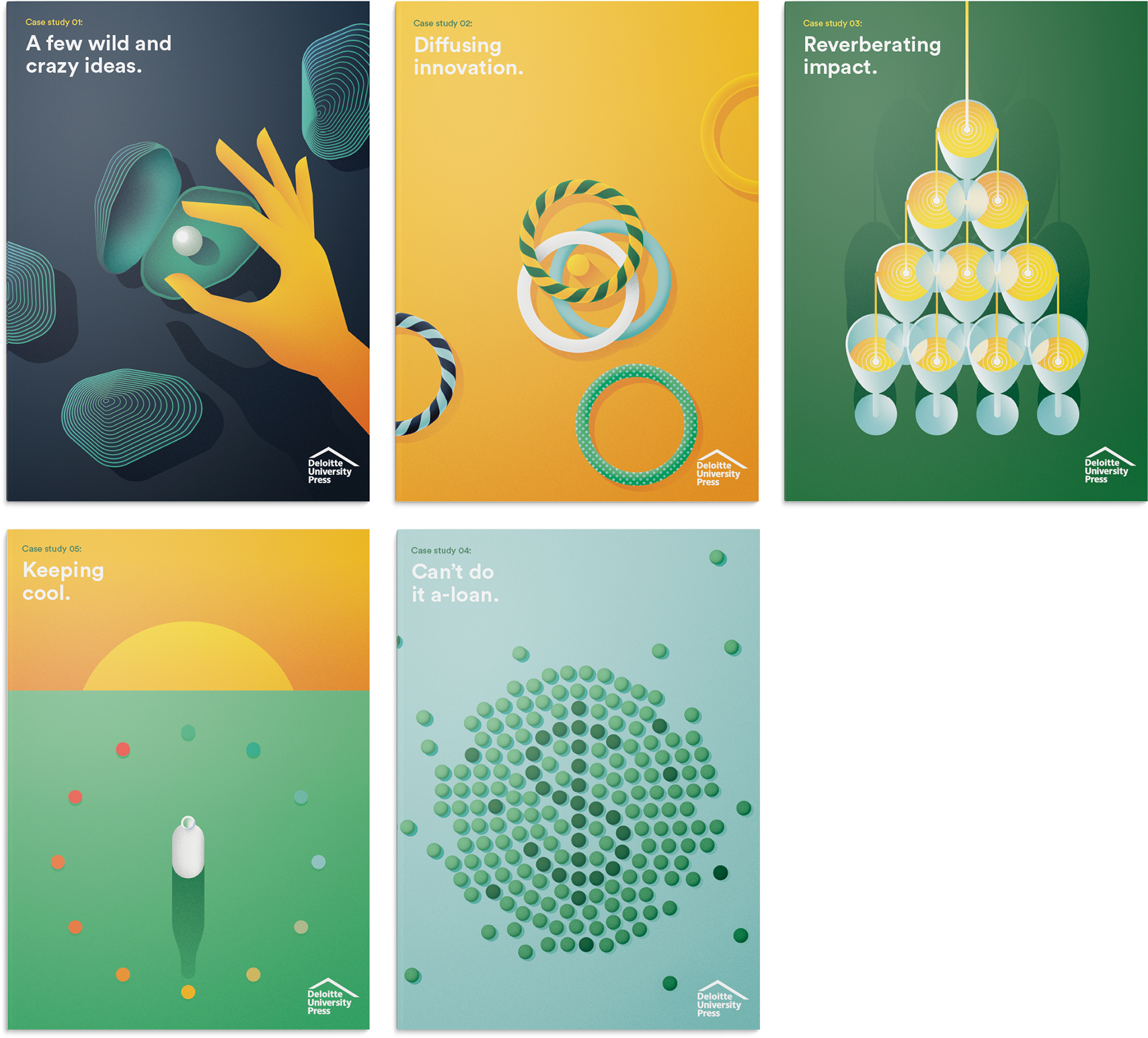 A Series Of Case Study Covers, Illustrated For Deloitte - Deloitte Illustration (1920x1694), Png Download