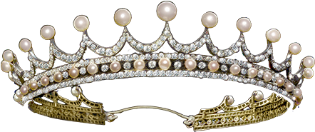 Tiara Transparent Png ギャラリープレシャス - Pearl And Diamond Tiara (480x320), Png Download