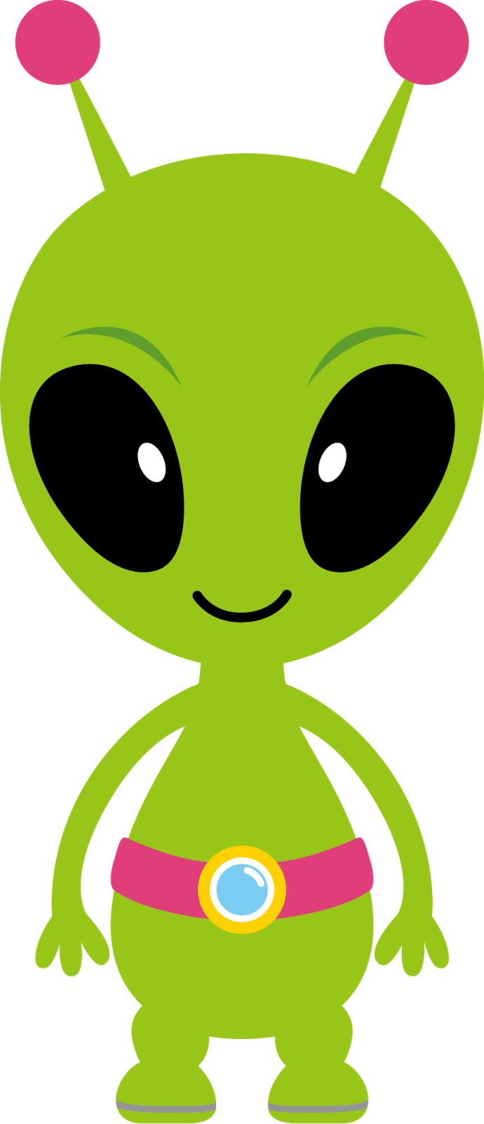 Taco Clipart Alien - Alien Clipart (690x1600), Png Download