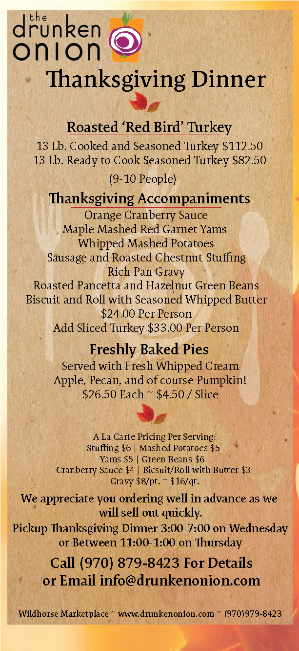 Enjoy A Thanksgiving Meal At Home With Drunken Onion's - Apple (647x1456), Png Download