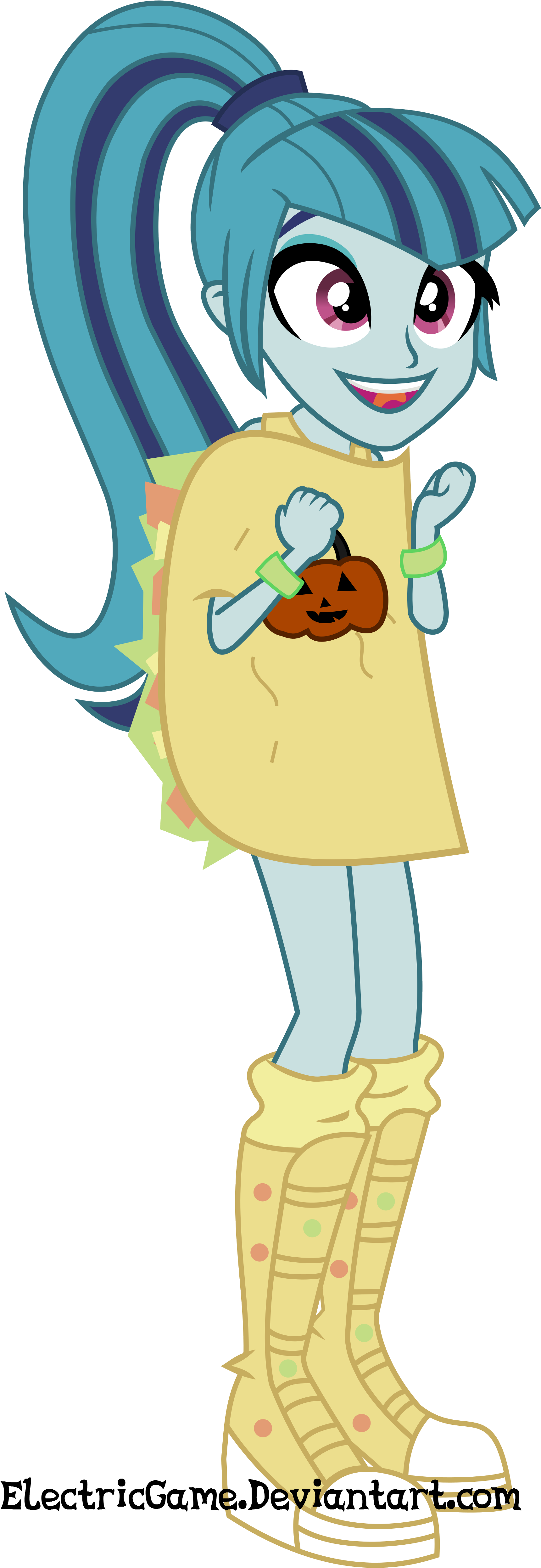 Mlp Eg Rainbow Rocks Sonata Dusk By - Sonata Mlp Rainbow Rocks (2000x5000), Png Download