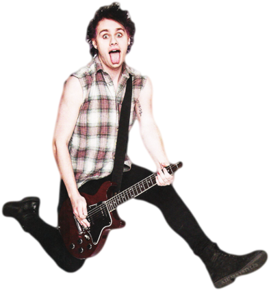 5sos Transparent Michael - Michael Clifford With Guitar (400x560), Png Download