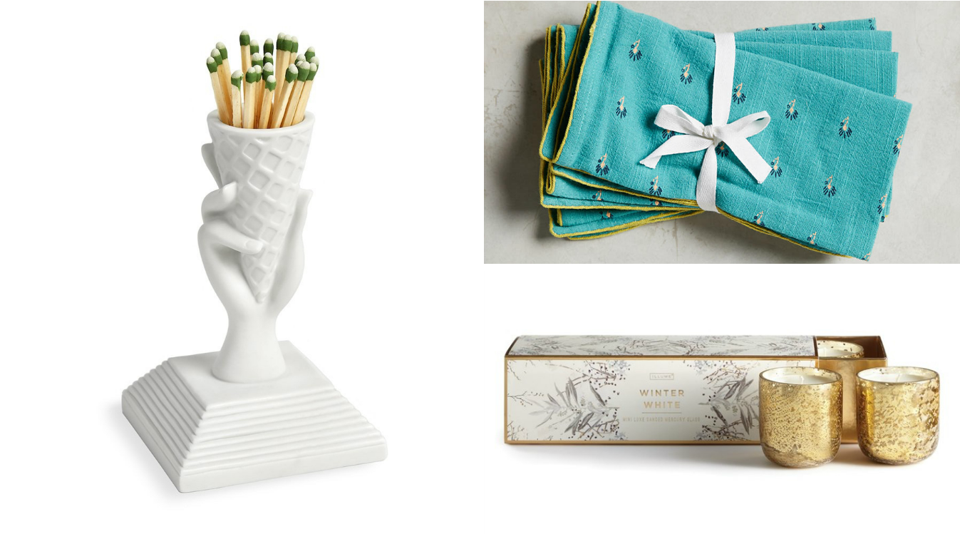 8 Perfect Gifts For Your Thanksgiving Dinner Hostess - Illume Mini Luxe Sanded Mercury Glass Candle Set - (1366x768), Png Download