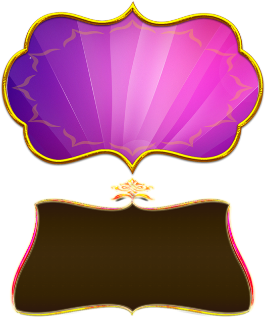 Violet Gold Title Board, Gold Vector, Violet, Brown - Portable Network Graphics (640x640), Png Download