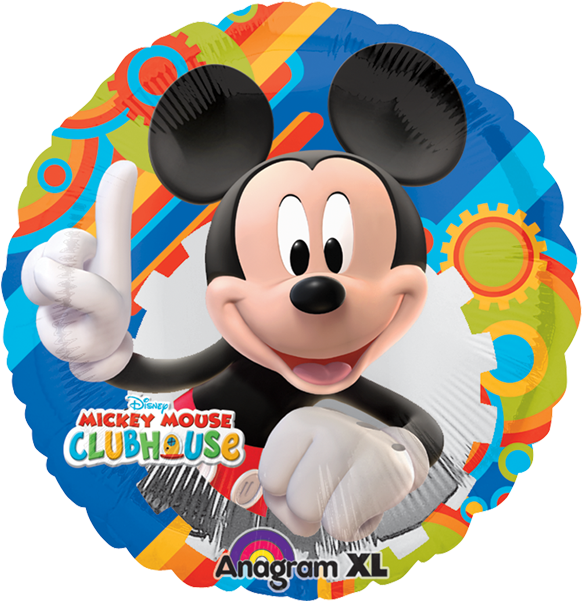 Globo Mickey Clubhouse - Mickey Mouse Balloon (600x600), Png Download