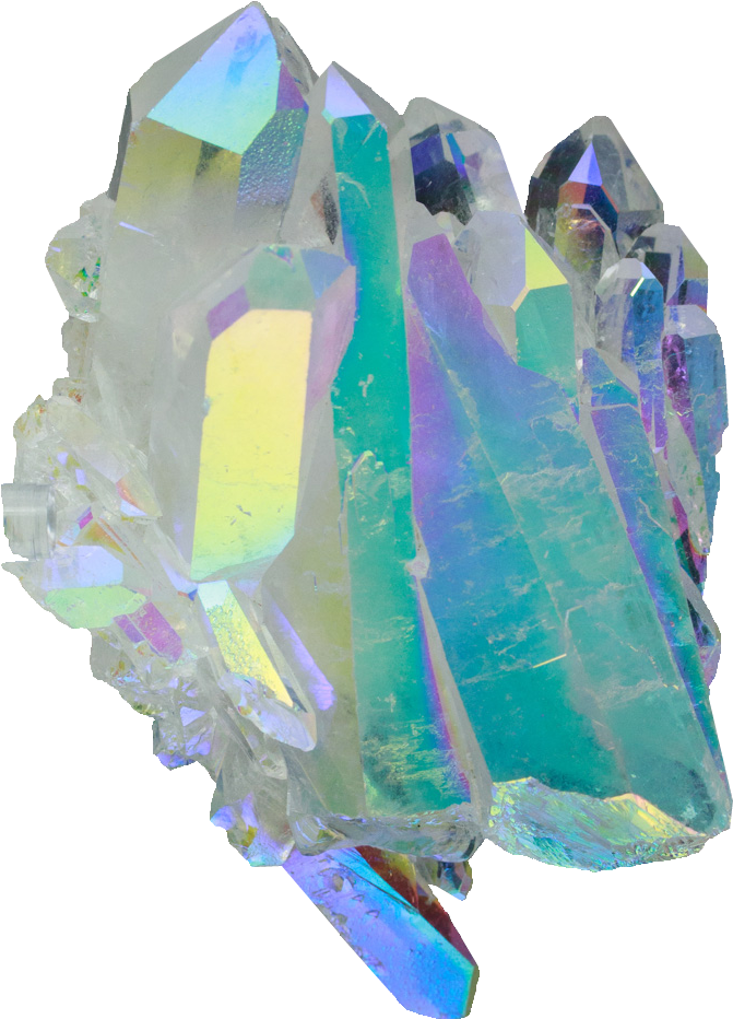 Angel Aura Quartz Cluster - Natural Crystal (800x1000), Png Download