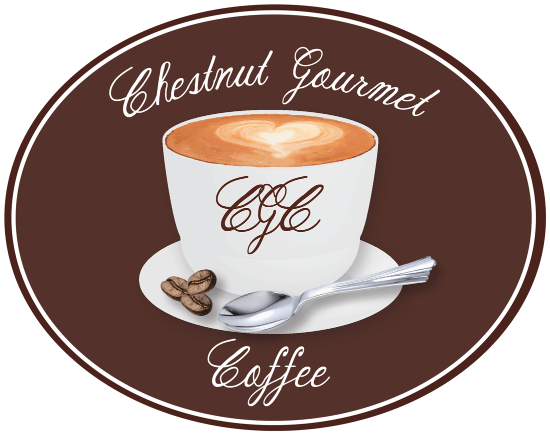 Logo Design By Moop Creative For This Project - Chestnut Gourmet Coffee & Cafe (1100x871), Png Download