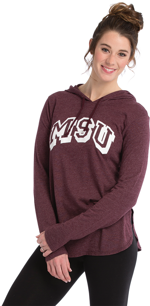 Slouchy Slub Hood - Girl (800x1024), Png Download