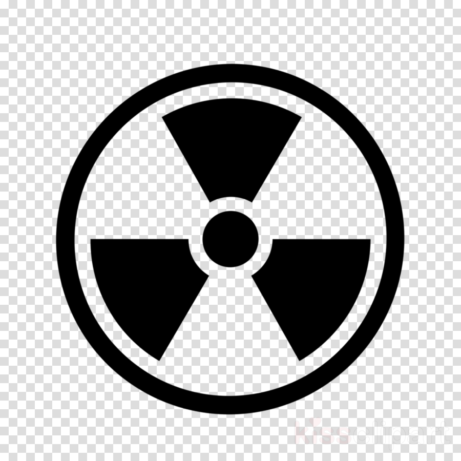 Radiation Danger Sign Clipart Radioactive Decay Hazard - Energia Nuclear Simbolo Png (900x900), Png Download