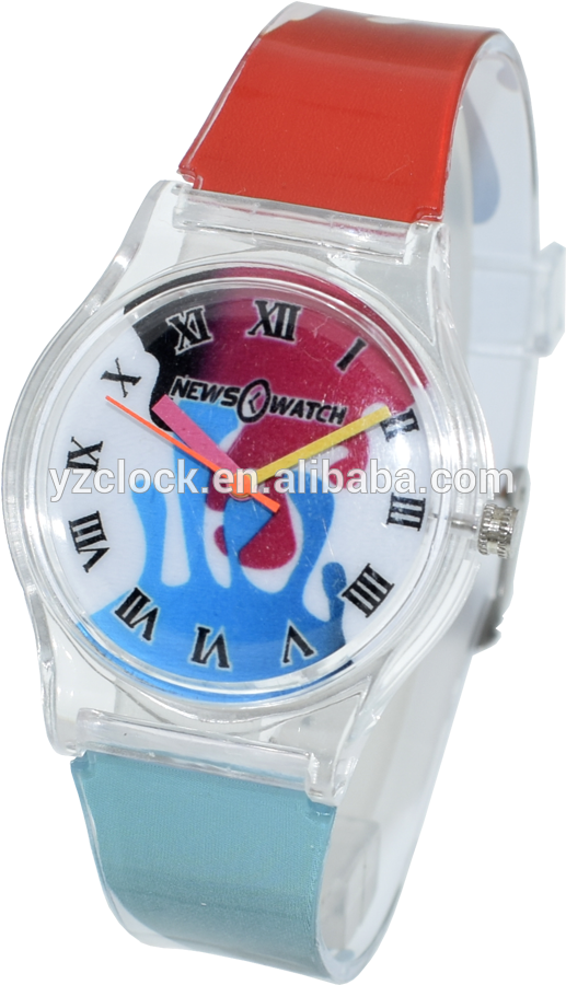 Wholesale Cheap Transparent Plastic Kids Analog Quartz - Analog Watch (1000x1000), Png Download