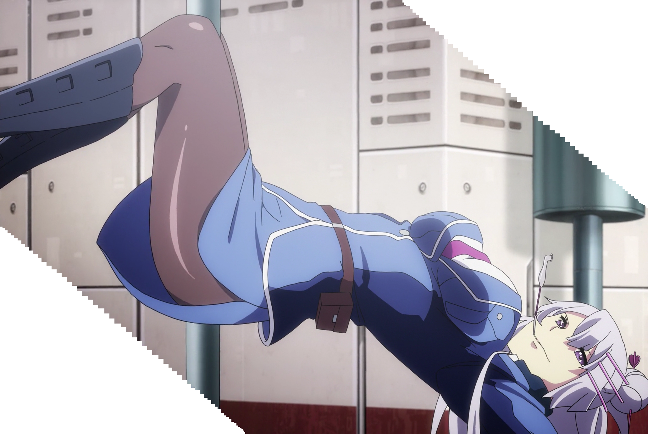 Pole Dancing - Hentai Heavy Object Frolaytia (2061x1379), Png Download