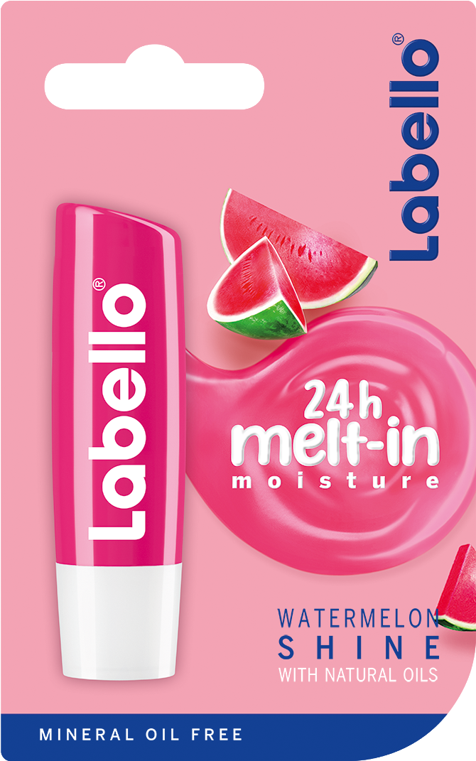 Watermelon Shine - Labello Care And Color Red (930x1284), Png Download