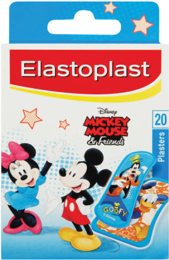 Elastoplast Disney's Mickey Mouse And Friends Plasters, - Minnie Mouse Plasters (620x880), Png Download