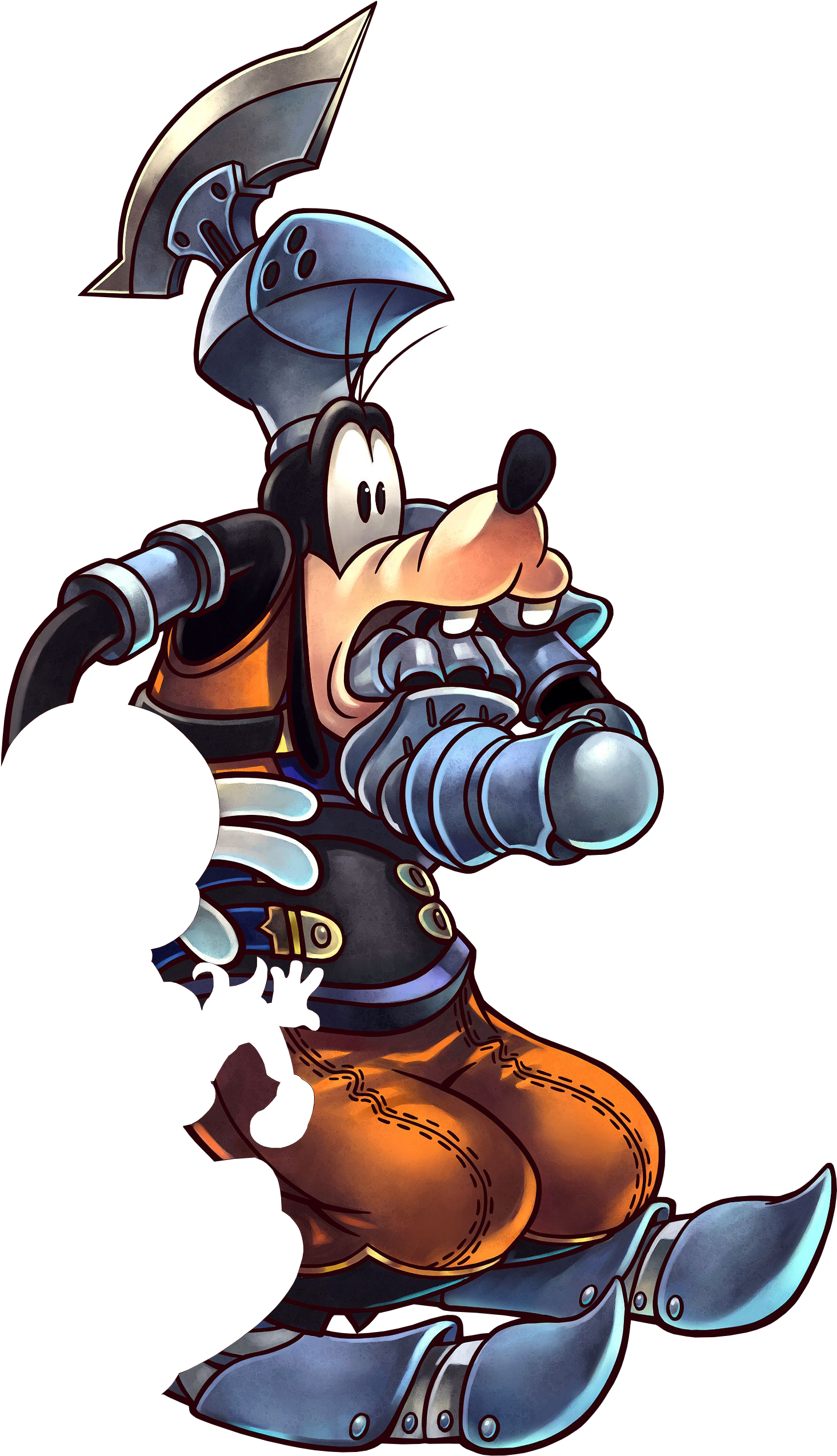 Goofy01 - Kingdom Hearts Re Coded (1572x2666), Png Download