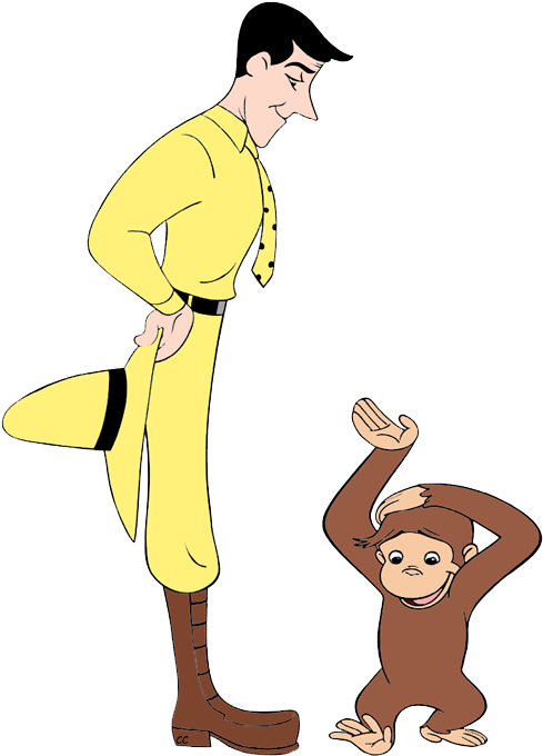 Curious George, Man In The Yellow Hat - Coco Coloring Book (500x685), Png Download