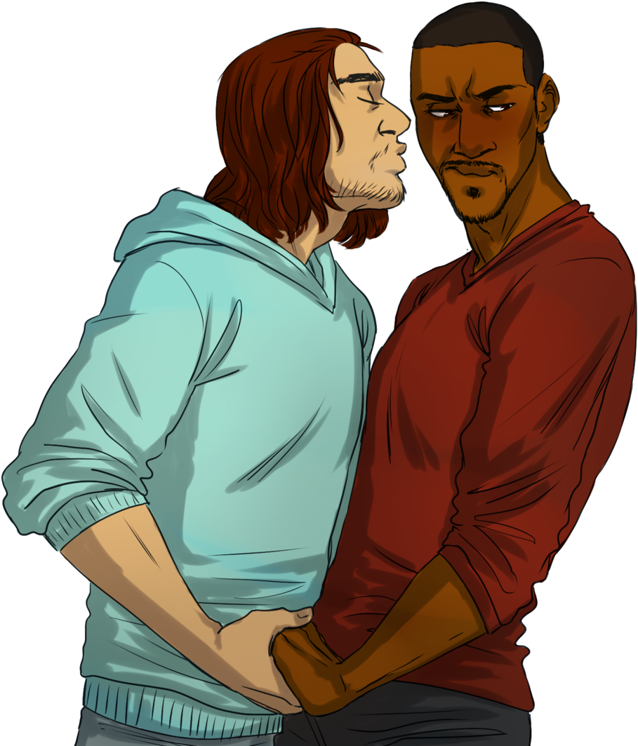 Bucky Barnes X Sam Wilson - Sam Wilson And Bucky Ship (1024x1229), Png Download
