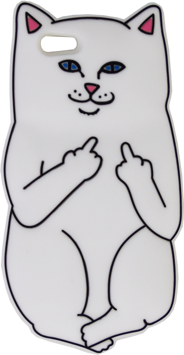 Rude Cat Phone Case - Cat Phone Case (800x800), Png Download