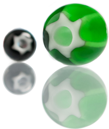 A Cornelian Is A Rocaille With A Round Hole, An Intermediate - Circle (1900x797), Png Download