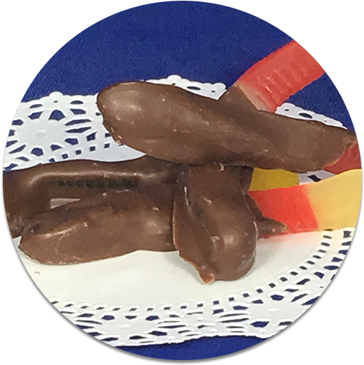 Gummy Worms - Chocolate (600x600), Png Download