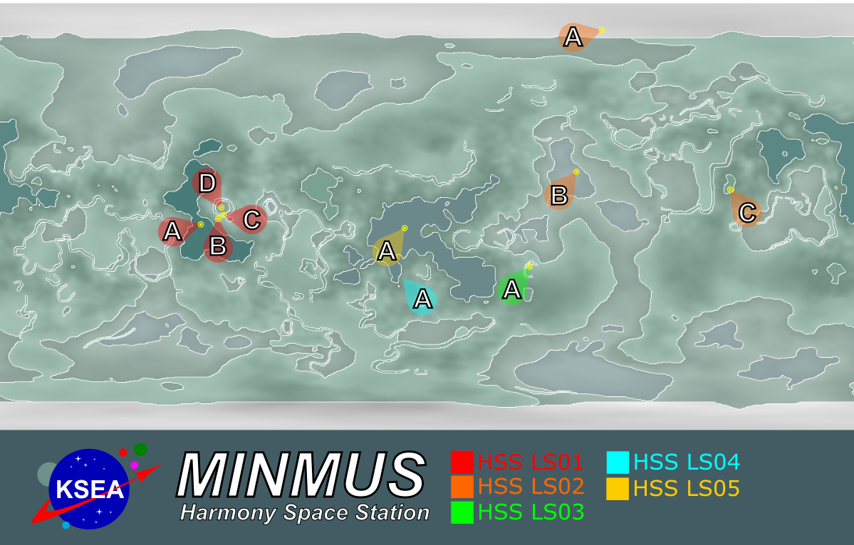 Minmuslandingmap - “ - Space Exploration (1199x766), Png Download