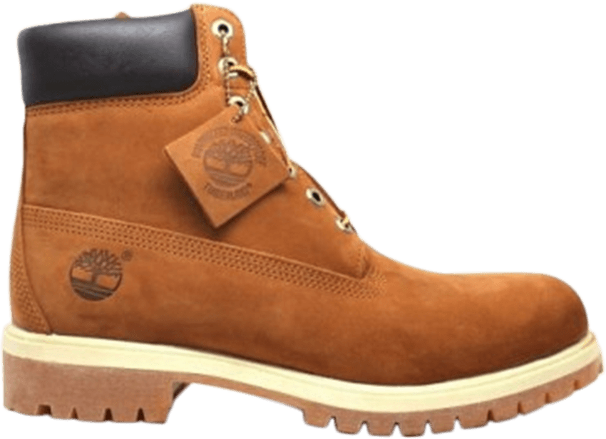 6 Inch Premium Boot 'rust Nubuck' - Tb072066 Mens Timberland 6 Inch Premium Boots Rust (850x616), Png Download