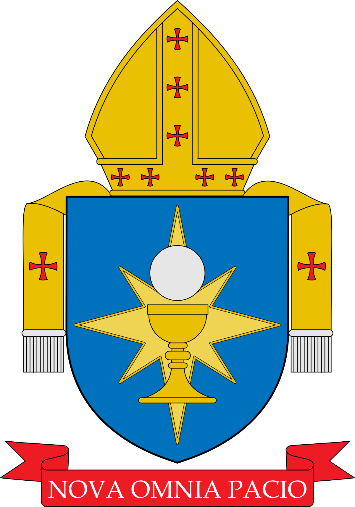 Coat Of Arms Diocese (1200x1714), Png Download