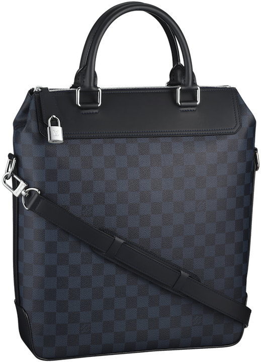 Damier Cobalt Greenwich Tote $2,230 Louis Vuitton - Handbag (600x717), Png Download