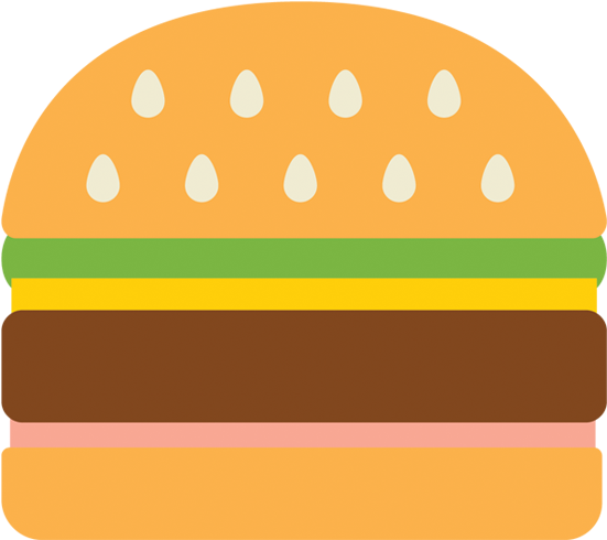 Hamburger - Fast Food (1024x1024), Png Download
