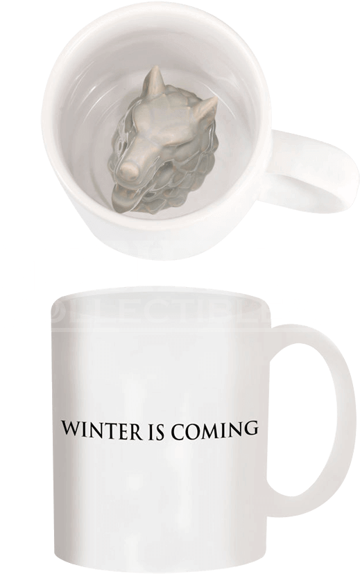 Stark Direwolf Drinking Mug - Game Of Thrones Stark Direwolf Sculpted Mug (850x850), Png Download