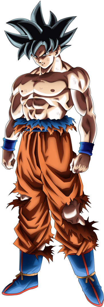 Goku Ultra Instinct Png - Dragon Ball Super Goku Ssj4 (684x1167), Png Download
