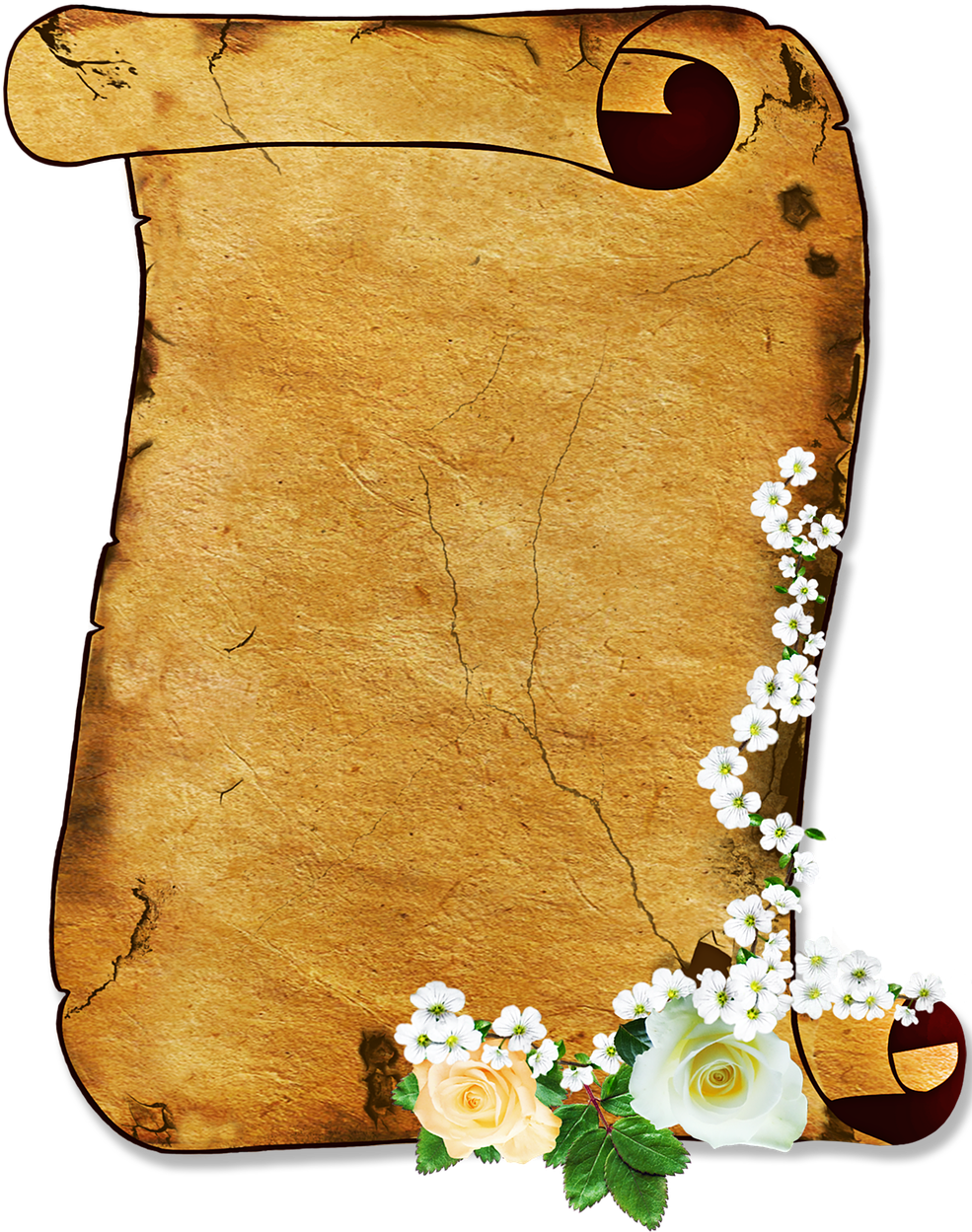 Paper,letterhead,letter Page,leave, - Pergaminho Png (1024x1280), Png Download