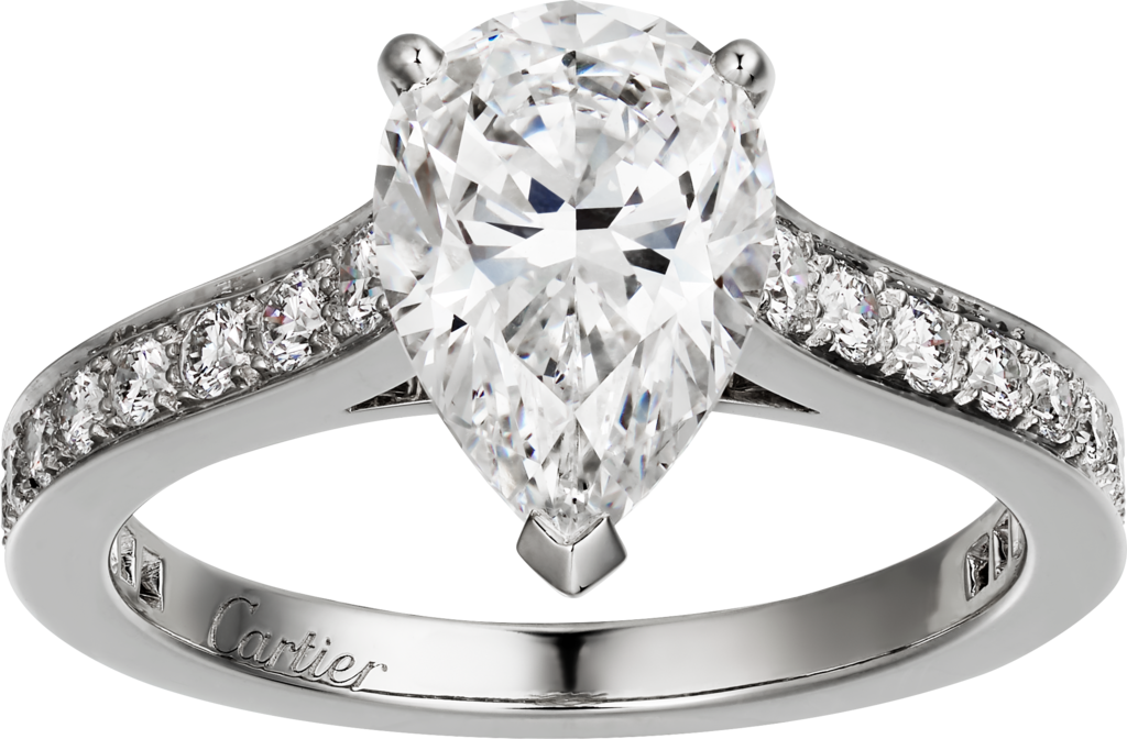 Solitario 1895platino, Diamantes - Diamond (1024x672), Png Download