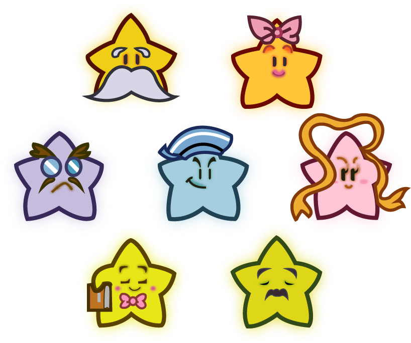 Paper Mario Star Spirits By Himdolion-dbdfpyn - Paper Mario N64 Stars (894x773), Png Download