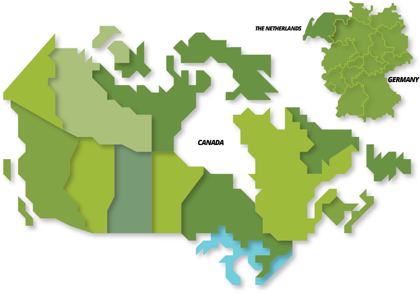 Map Legend - Canadian Northlands Map (833x582), Png Download