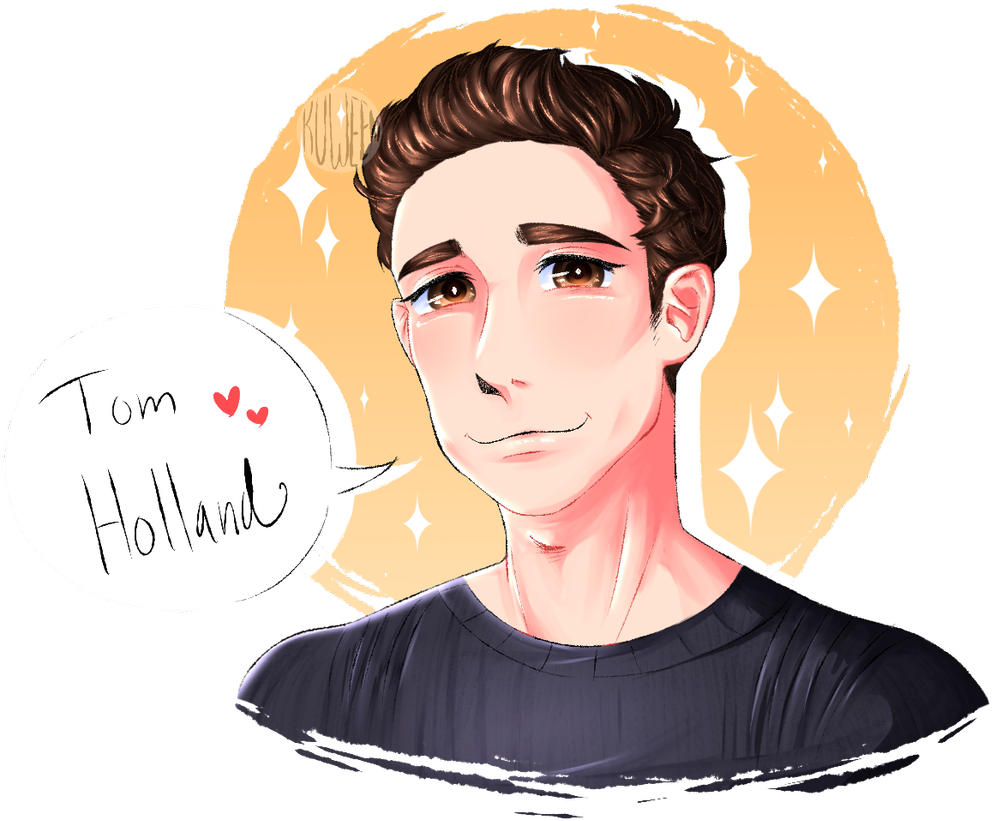 It Was Tom Holland's Birthday Yesterday So I Drew This - Illustration (1200x1044), Png Download