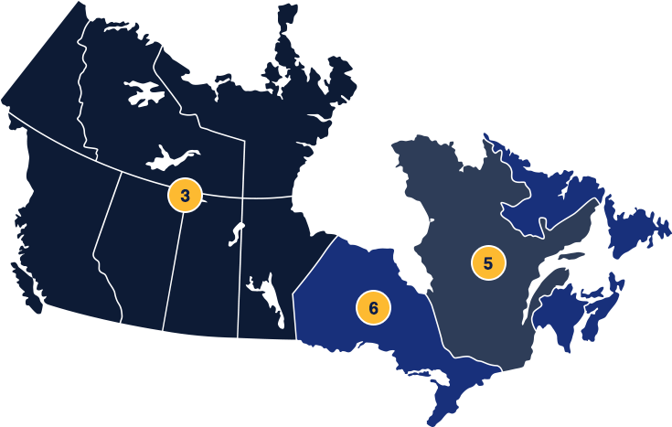 Canadian Districts Canadian Districts - Economic Development And Industry For Canada (750x479), Png Download
