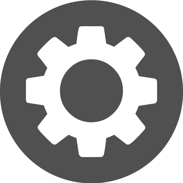 Benny - Gear Blue Icon (600x600), Png Download