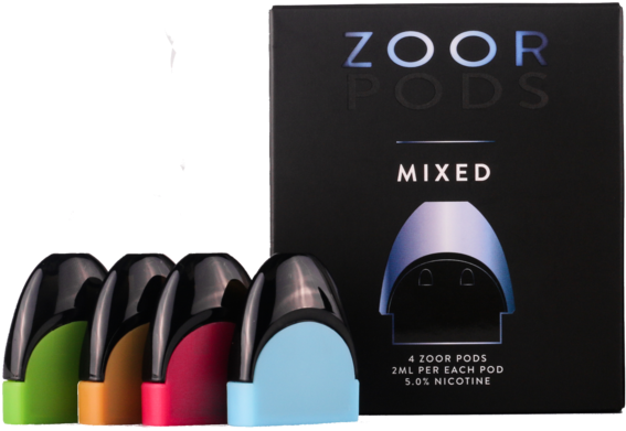 Zoor Pods - Electronic Cigarette Aerosol And Liquid (580x580), Png Download