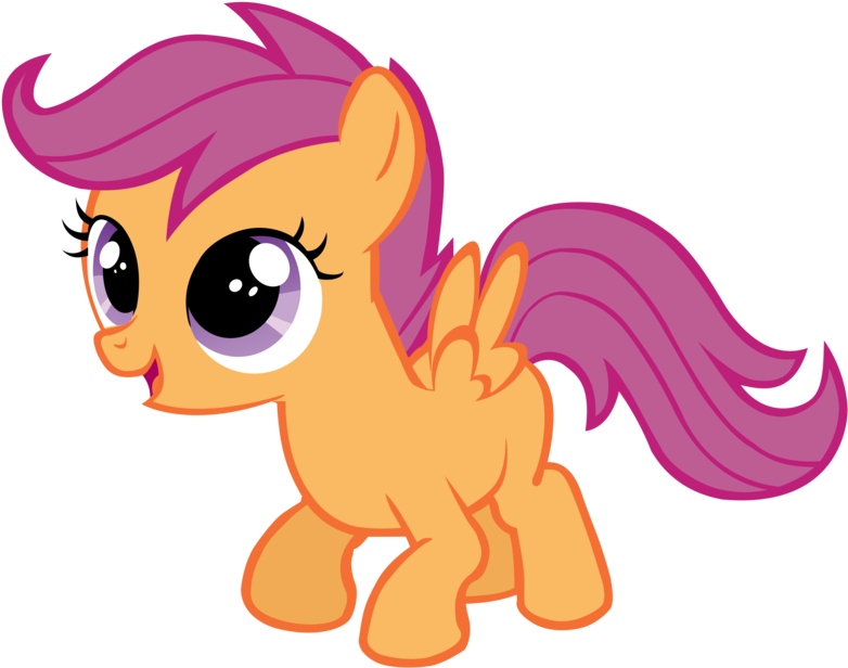 Scootaloo Vector By Tryhardbrony-d5ftafr - Mlp Fim Scootaloo (900x698), Png Download