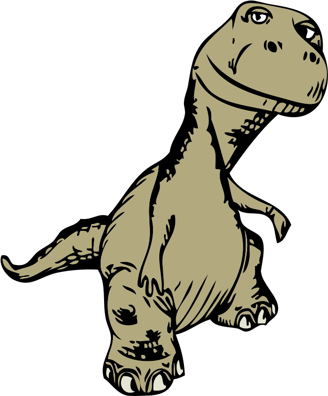 Clipart - Dinosaur - Nice Tyrannosaurus Rex (800x800), Png Download