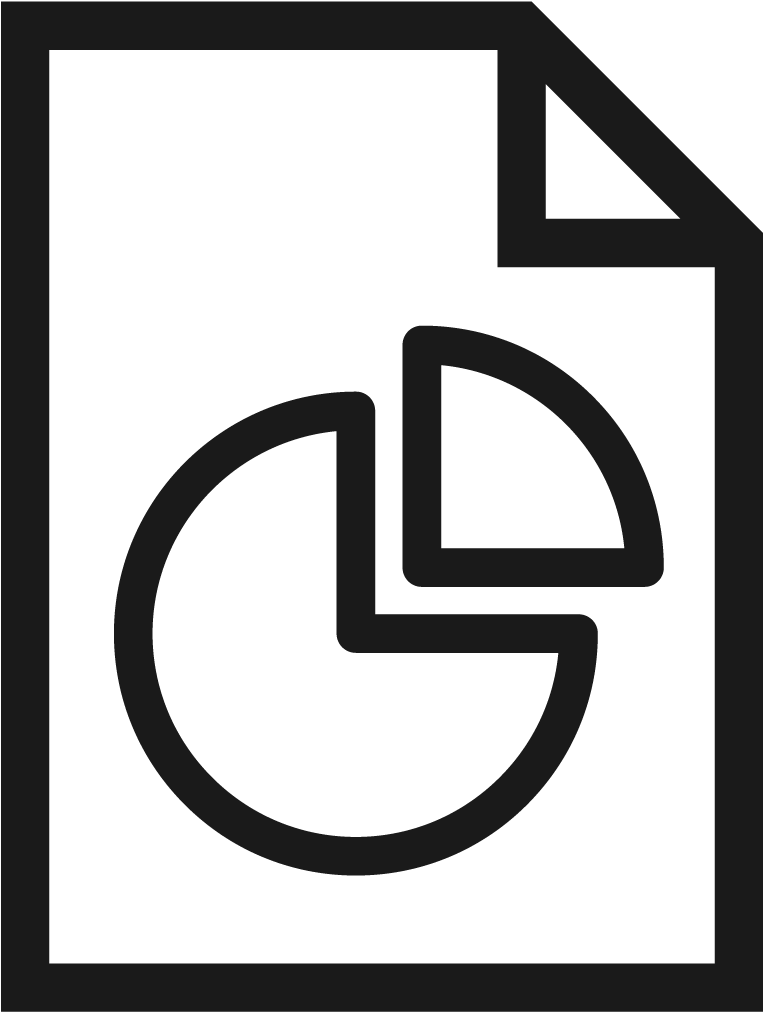 Letter-chart - File Cog Icon (1024x1024), Png Download